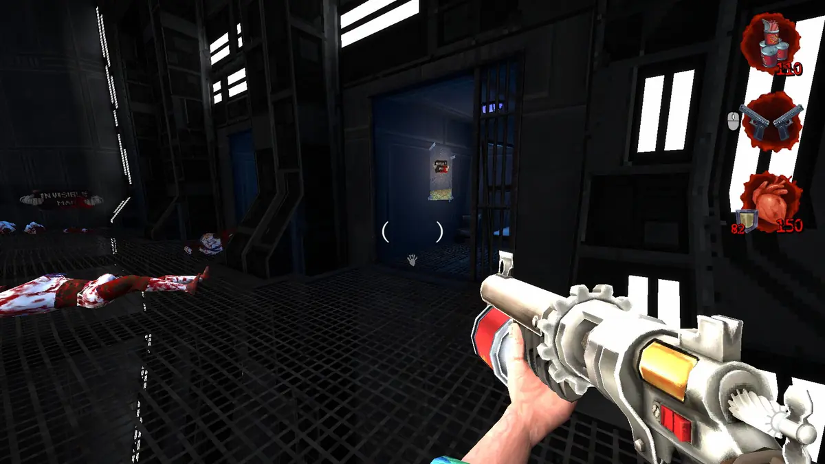 Postal Brain Damaged Ship Happens Poster #4: Invisible Man location