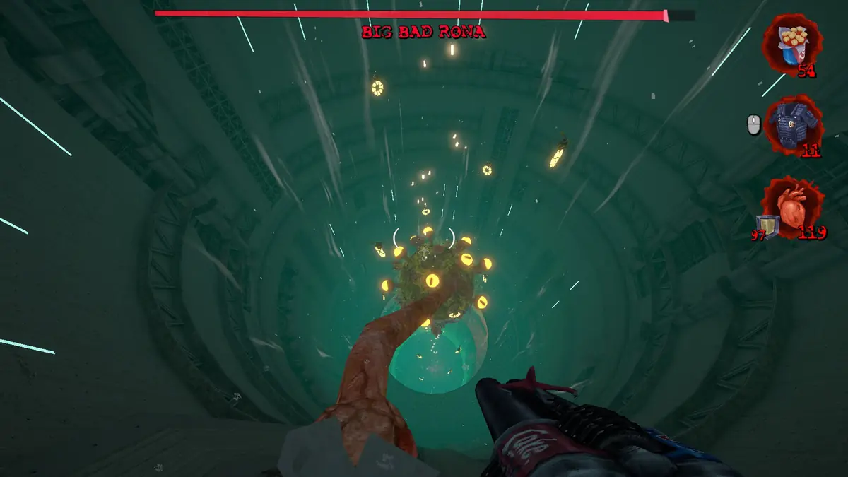 Postal Brain Damaged S.I.P. boss tentacle attack