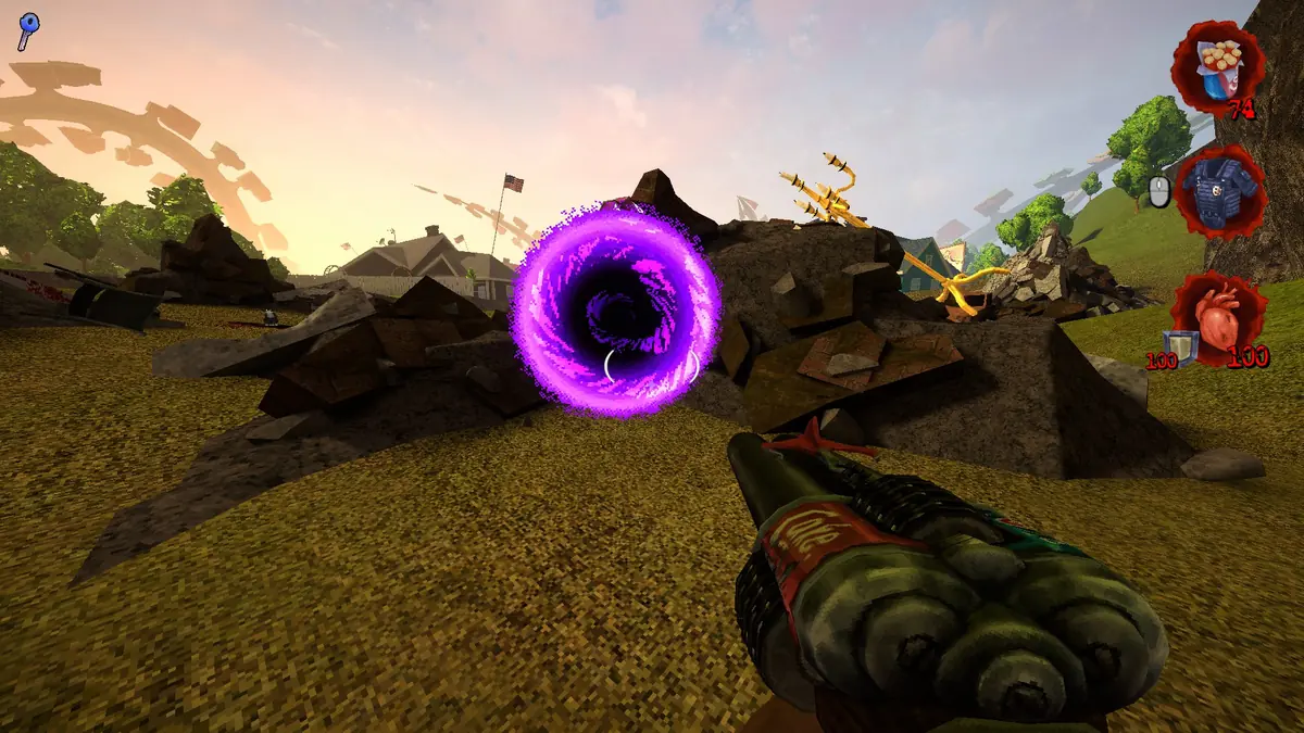 Postal Brain Damaged Straight Outta Suburbia Secret #4: Purple Portal location