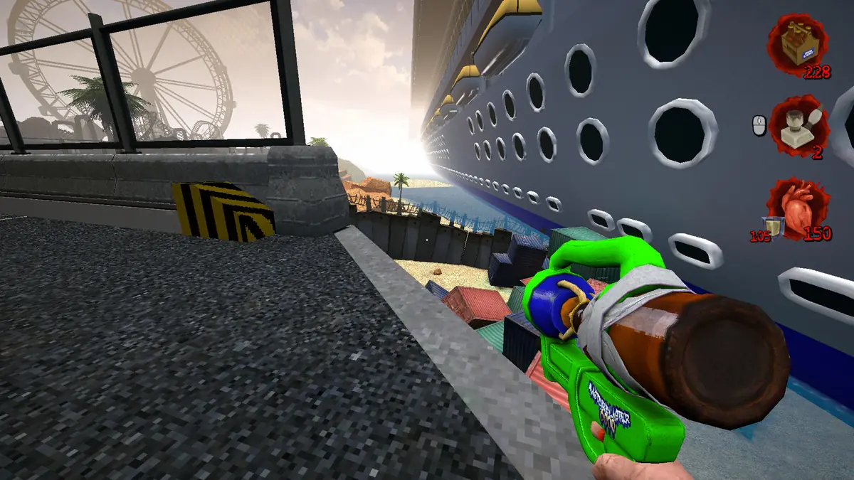 Postal Brain Damaged Sun of the Beach Secret #3: Akimbo location 1