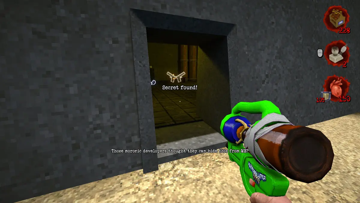 Postal Brain Damaged Sun of the Beach Secret #3: Akimbo location 2