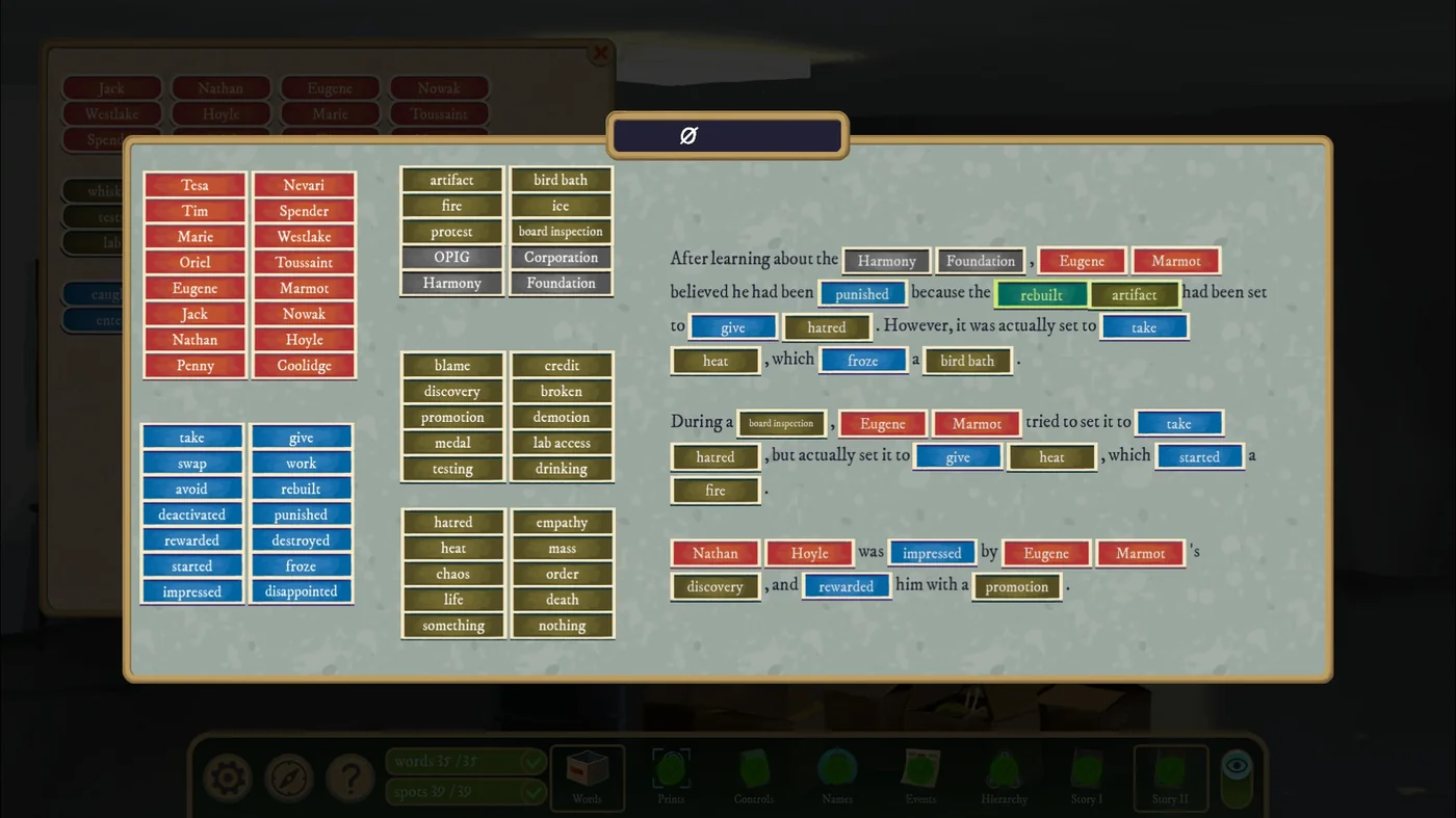 Rise of the Golden Idol Chapter 3 The Machine chapter scroll solution, Story 2