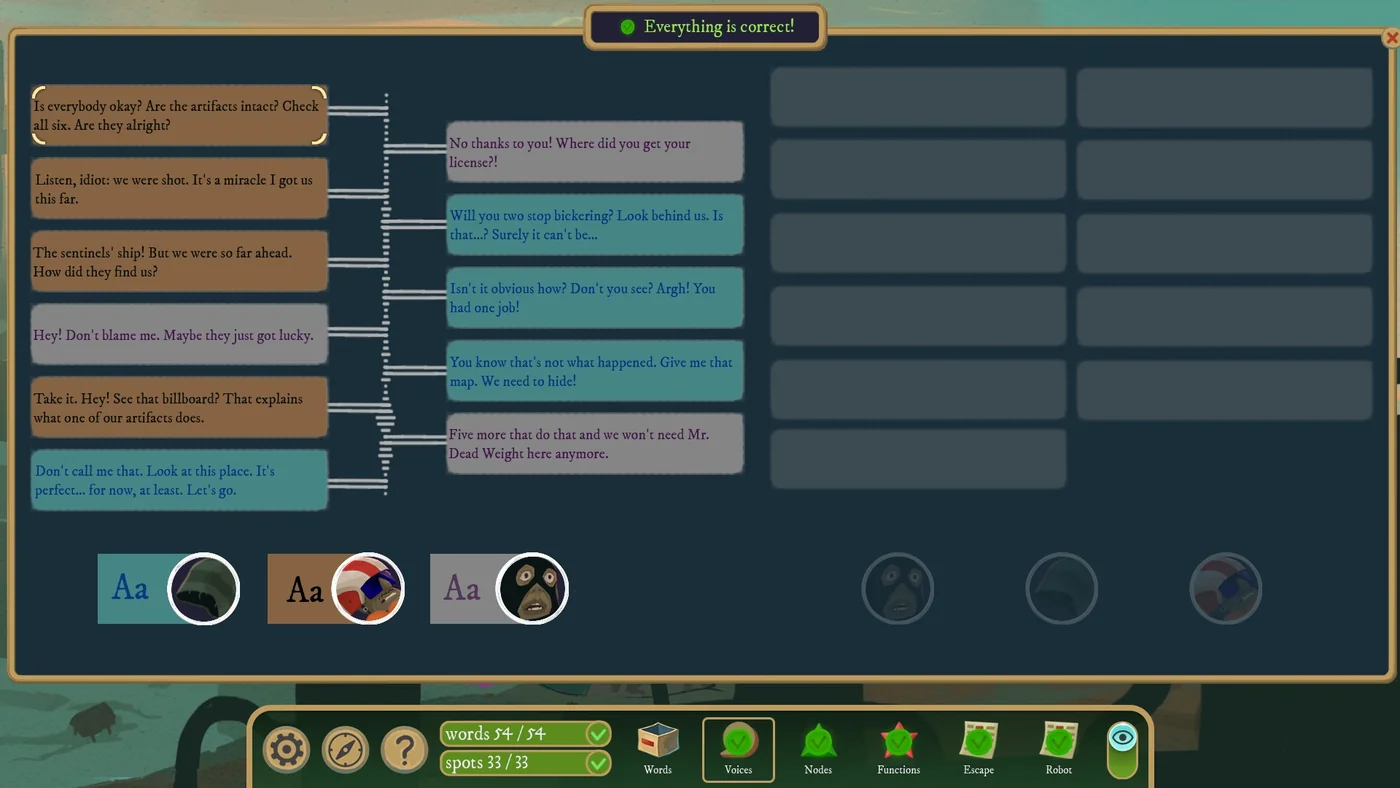 Rise of the Golden Idol Consequences voices scroll solution