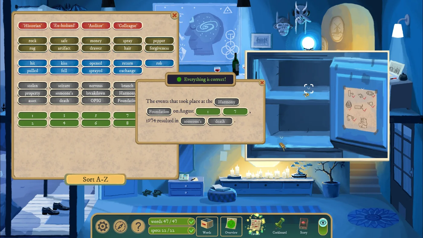 Rise of the Golden Idol Garden Retreat overview scroll solution