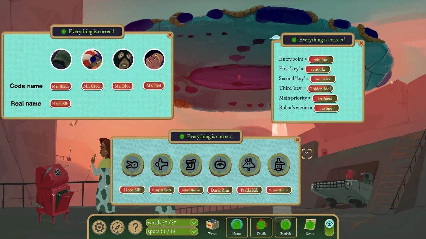Rise of the Golden Idol The Sentience Gambit names, details and symbols scrolls solution