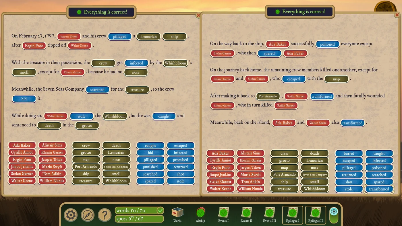Rise of the Golden Idol Whishbloom epilogue scrolls solution