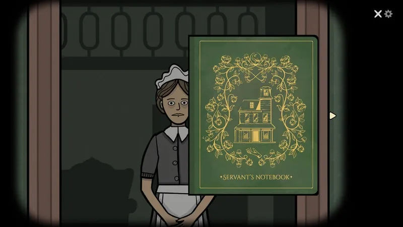 Maid holding the Servant's Notebook