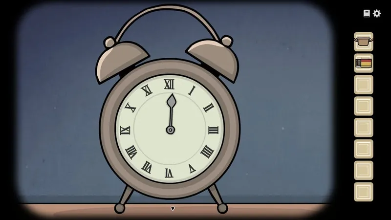 Alarm clock with only one hand