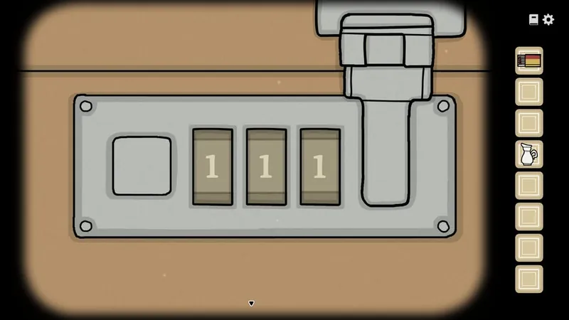 Suitcase lock with three number dials