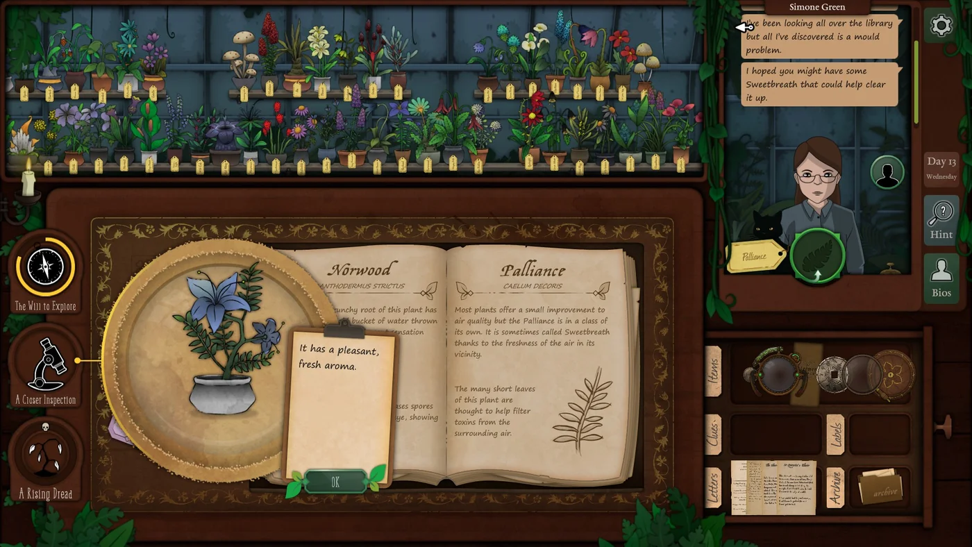 Strange Horticulture Day 13 Palliance plant identification