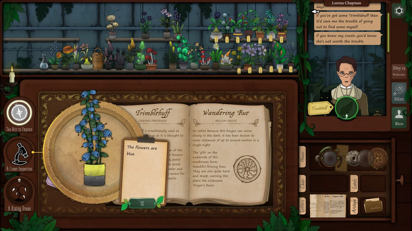 Strange Horticulture Day 13 Trimblehuff plant identification