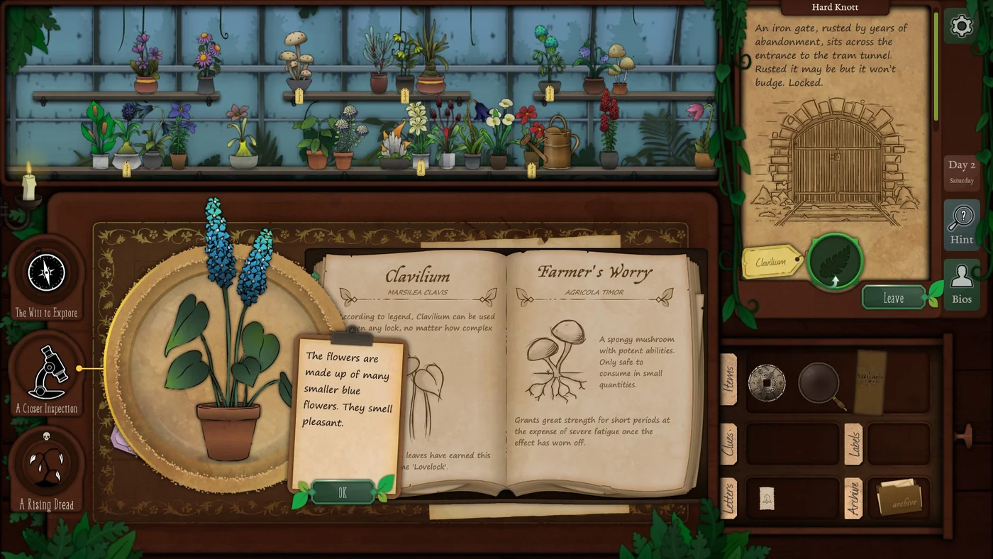Strange Horticulture Day 2 Clavilium plant identification