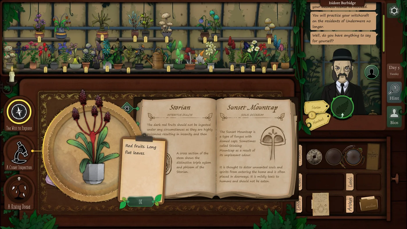 Strange Horticulture Day 5 Storian plant identification