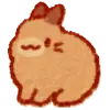 Peanut bunny icon