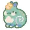 Cloud bunny icon