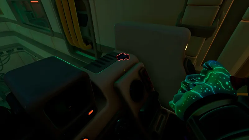 Puzzle piece on a computer case near the Control Room